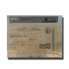 1810 Malta, Banco Di Malta 10 Lire Pick S162r PMG63